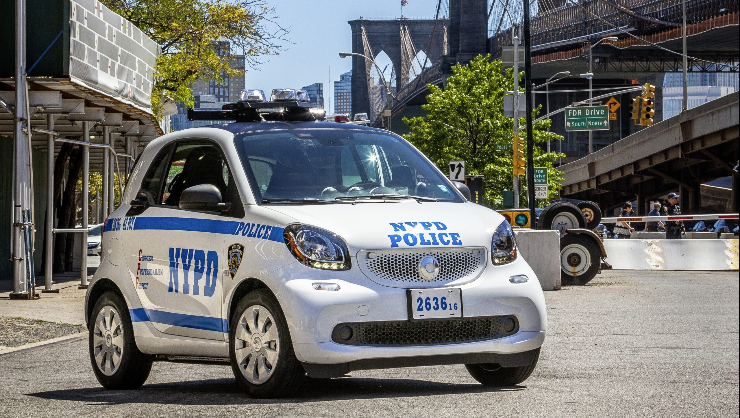 El smart como vehículo oficial de la policía de USA ¿Sabes para qué?