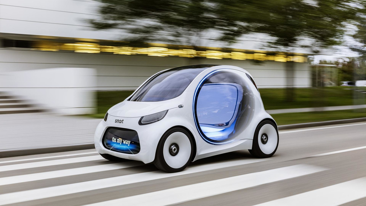 Smart vision EQ fortwo concept: el carsharing del futuro