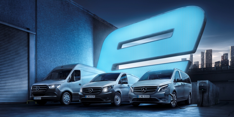 ¿Cuál es la autonomía de las furgonetas eléctricas de Mercedes?