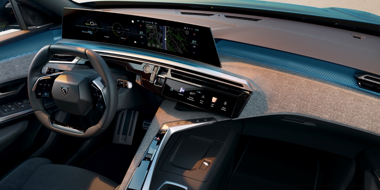 Peugeot i-Cockpit Panorámico, un nuevo concepto de interior digital y tecnológico